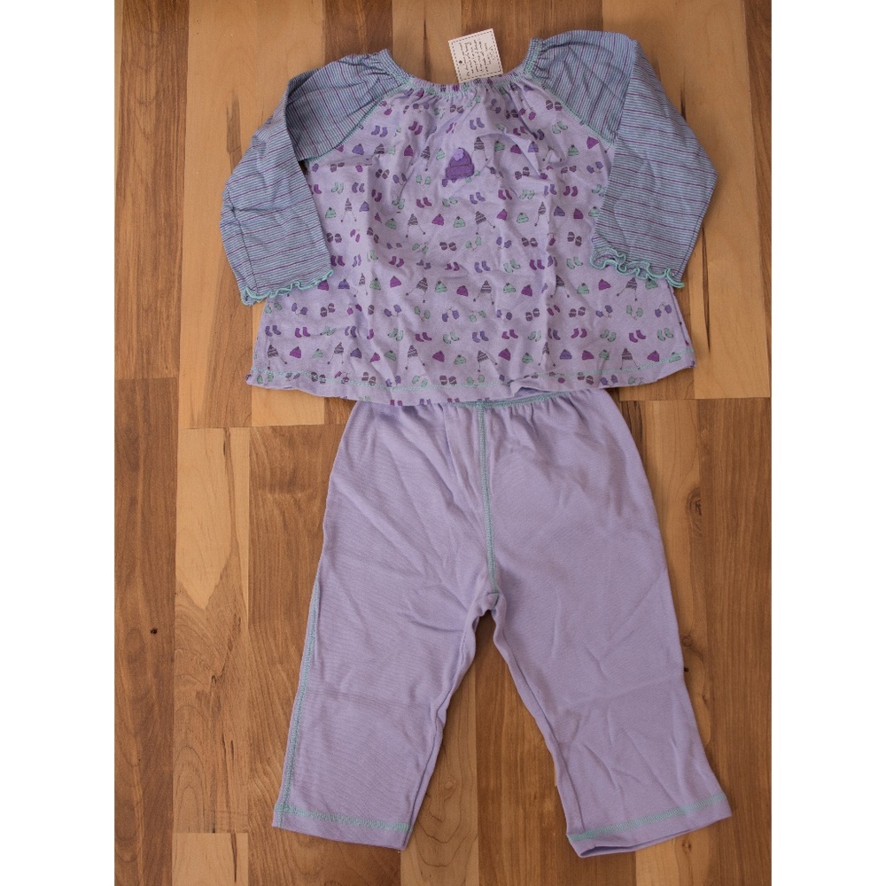 NWT Cloud Mine Mitten Hat set sz 24 months
